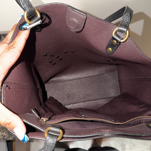 Coach Custom Black Tote Bag with Patches - Picture 4 of 10